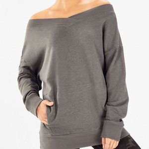 Zaylee Cross Front Off Shoulder Pullover